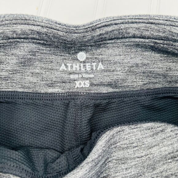 Athleta Skort Womans XXS Small Excursion Active Heather Grey Athletic Mini - Picture 4 of 7